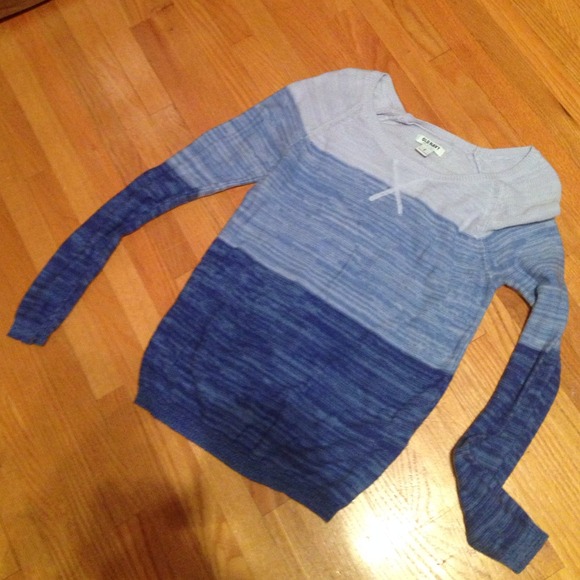 Blue gradient sweater