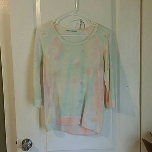 1/4 sleeve thick material shirt