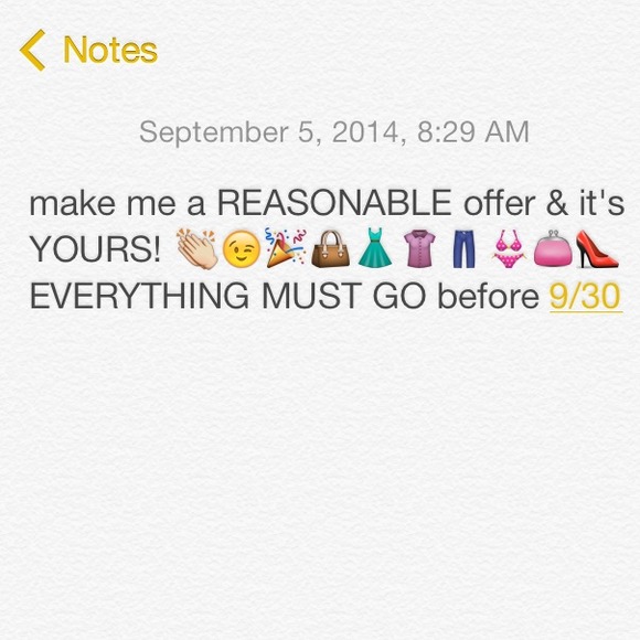 🎀 CLOSET CLOSING SALE 🎀 - Picture 1 of 1