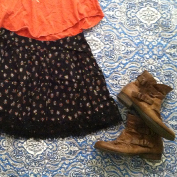 Leather ankle boots