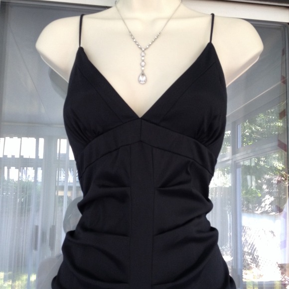 ⛔️SOLD⛔️ CACHE🌟Blk Mermaid style Gown/dress - Picture 2 of 4