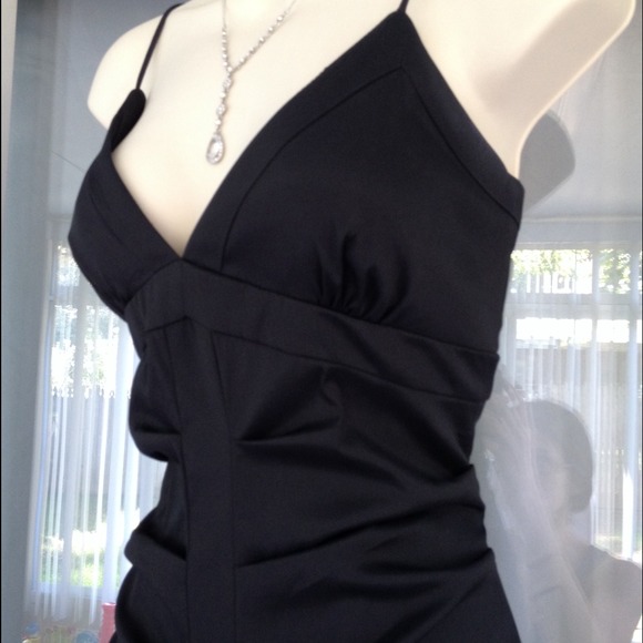 ⛔️SOLD⛔️ CACHE🌟Blk Mermaid style Gown/dress - Picture 3 of 4