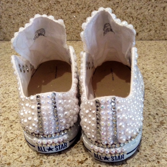Converse Shoes - Customized #pearl Converse Sneakers Converse Shoes - Customized #pearl Converse Sneakers