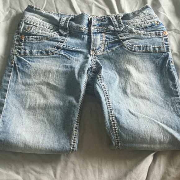 Angel denim capris