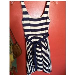 Delia's Navy Striped Sailor Dress $5