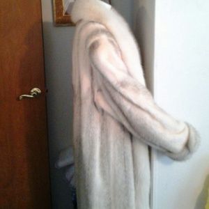 Gorgeous full length artic mink and silver Fox