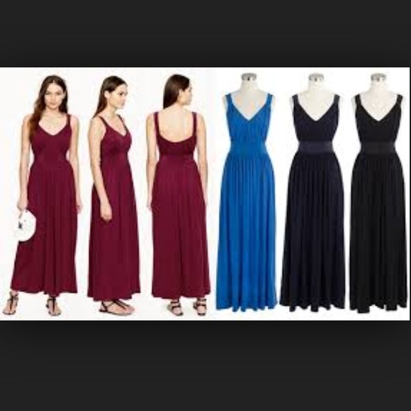 Burgundy J Crew Maxi Dress