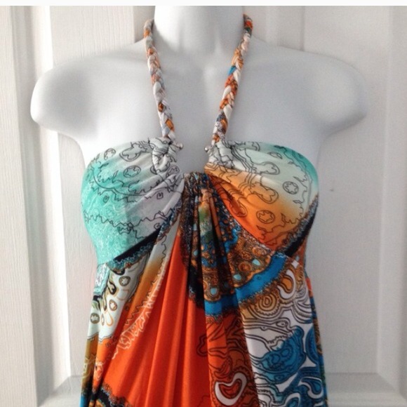 Over neck dress