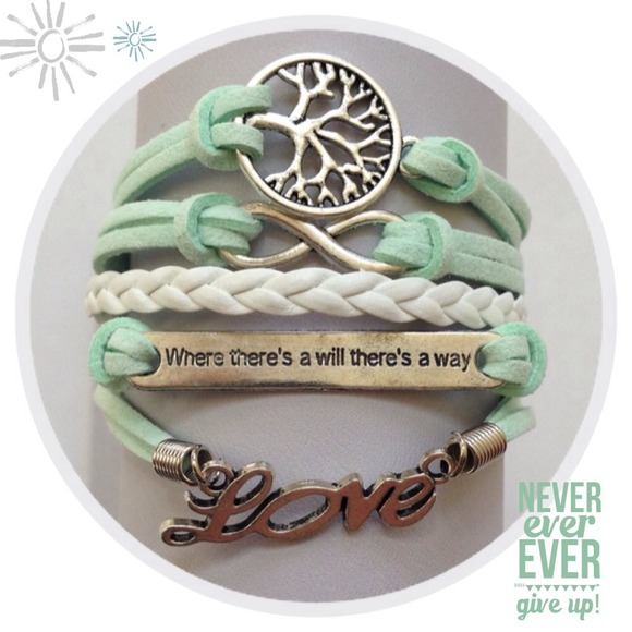 Jewelry - When there's a will infinity tree of life bracelet