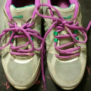 Purple and Gray Avia Athletic Shoes