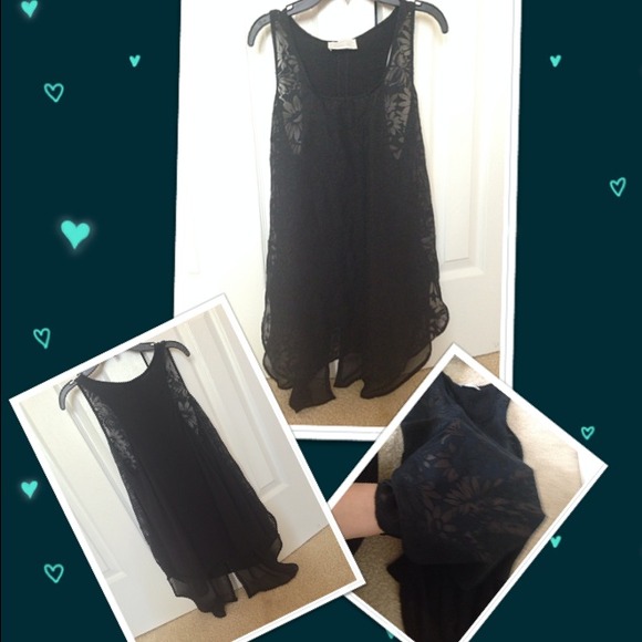 Black see-through shirt - Picture 1 of 1