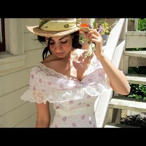 Romantic & Dreamy Lace, High-Low Western Gown