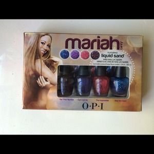 OPI Mariah Carey liquid sand mini nail lacquers