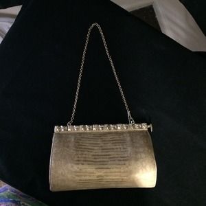 BARRY KIESELSTEIN-CORD SNAKE SKIN BAG