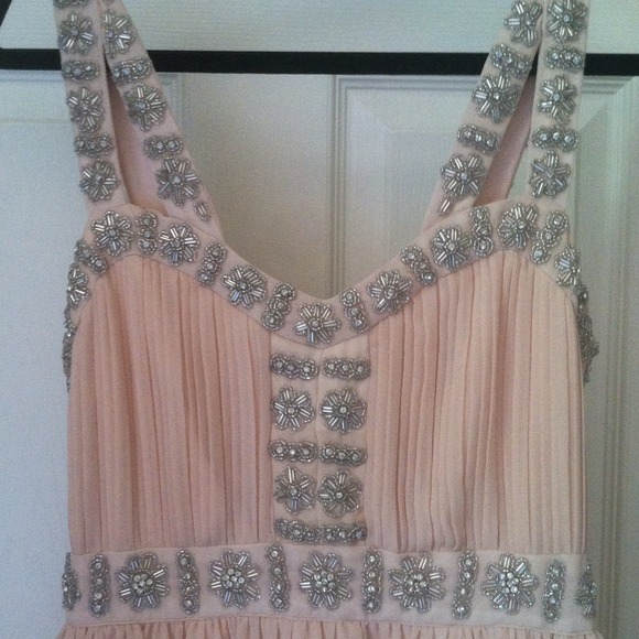 Topshop Blush Long Maxi Dress Gown RESERVED