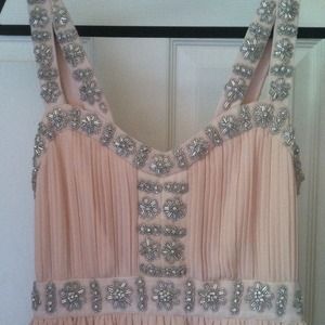 Topshop Blush Long Maxi Dress Gown RESERVED