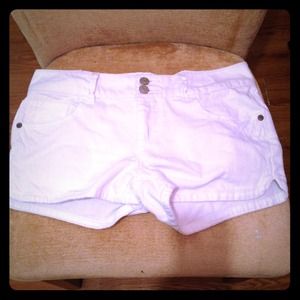 White Dolphin Hem Shorts