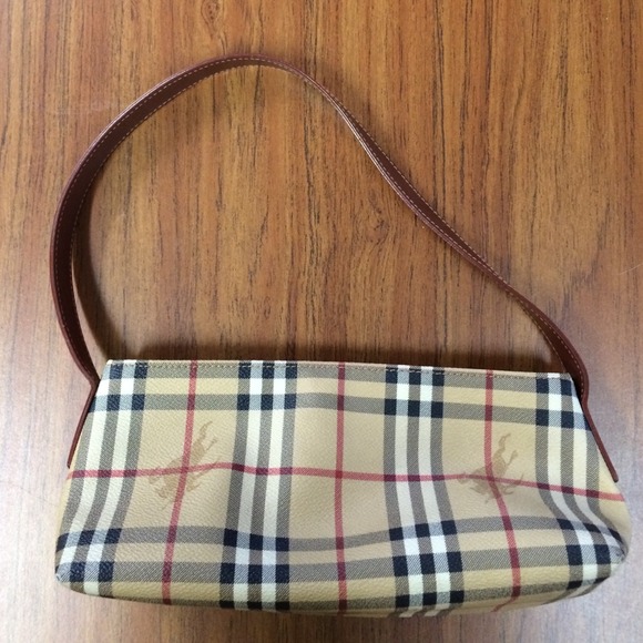 BURBERRY LONDON LEATHER TOTE BAG