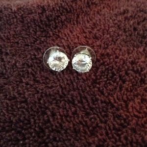 cz stud earrings