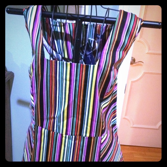 Rainbow A-line dress, never worn