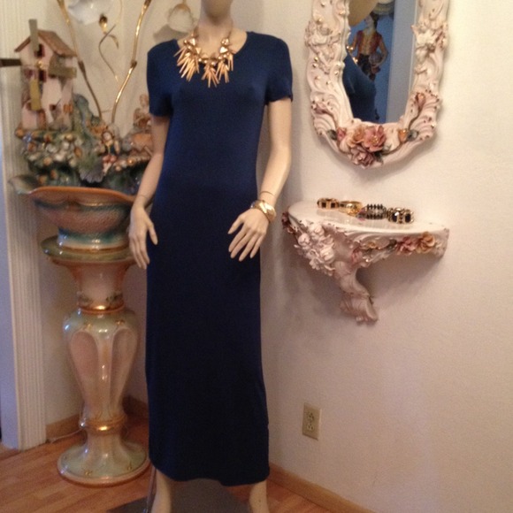 Long Gown Dress Blue/Green