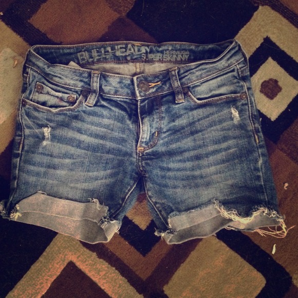 Distressed cut off jean shorts Size 3 $10