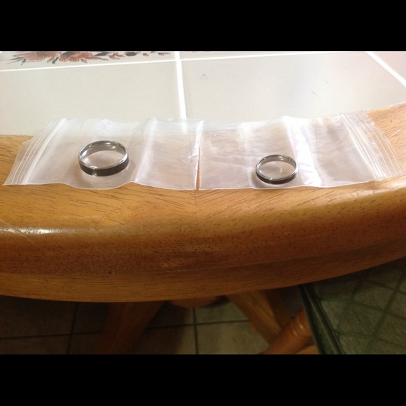 $200 OBO Titanium wedding band set