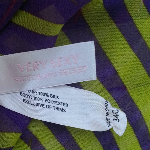 Victoria's Secret Very Sexy Silk Tie Dye Lingerie - Picture 3 of 3