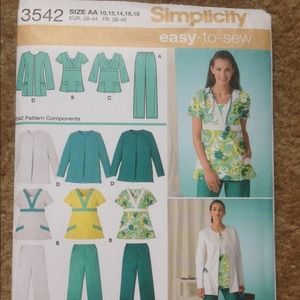 Simplicity sewing pattern 3542 size AA