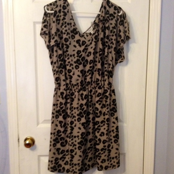 leopard print dress