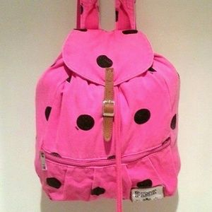 Victoria secrwt backpack and blanket