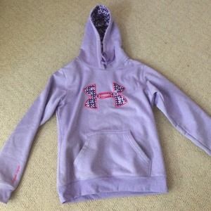 *relisted* purple under armour sweatshirt