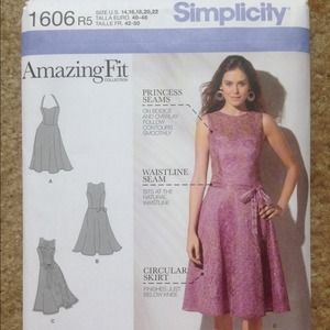 Simplicity sewing pattern amazing fit 1606