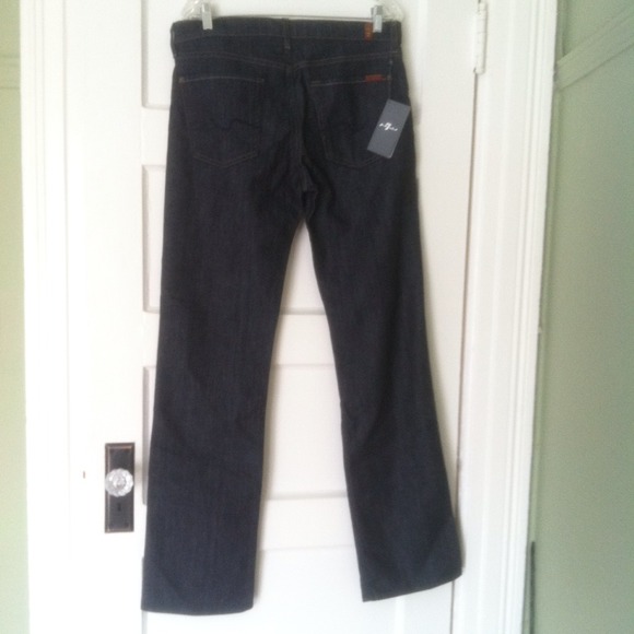 Men's 33 7-for-mankind classic straight leg jean - Picture 3 of 4