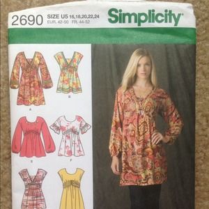 Simplicity sewing pattern 2690