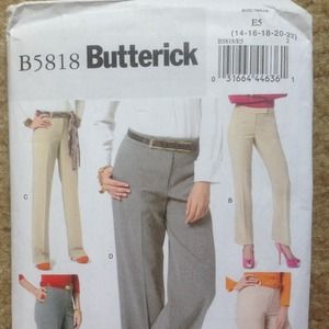 Butterick sewing pattern 5818