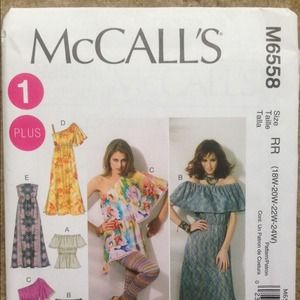 McCall sewing pattern 6558