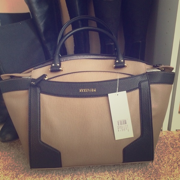 NWT Kenneth Cole reaction washed lamb handbag