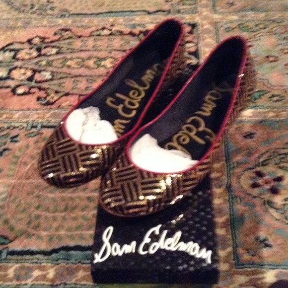 Sam Edelman Sequin ballet flats.