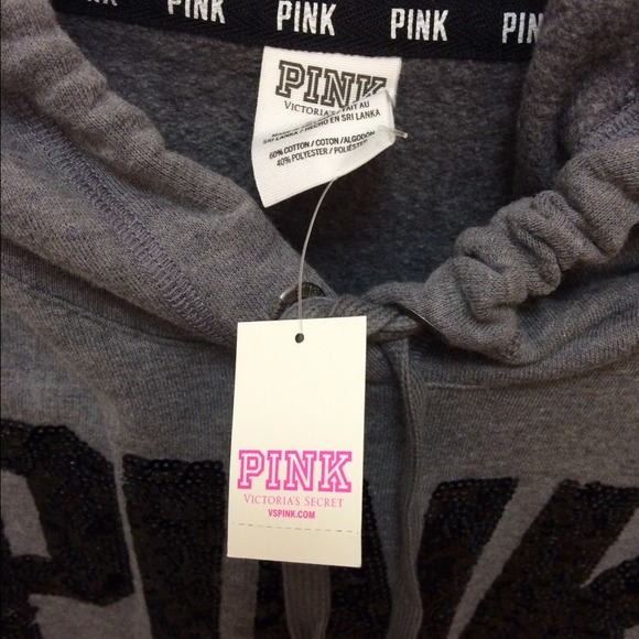 VS PINK Bling Leopard Hoodie - Picture 2 of 2