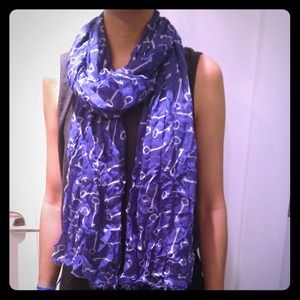 Banana Republic purple scarf