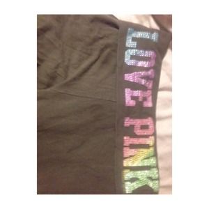 Grey Victoria's Secret PINK yoga pants