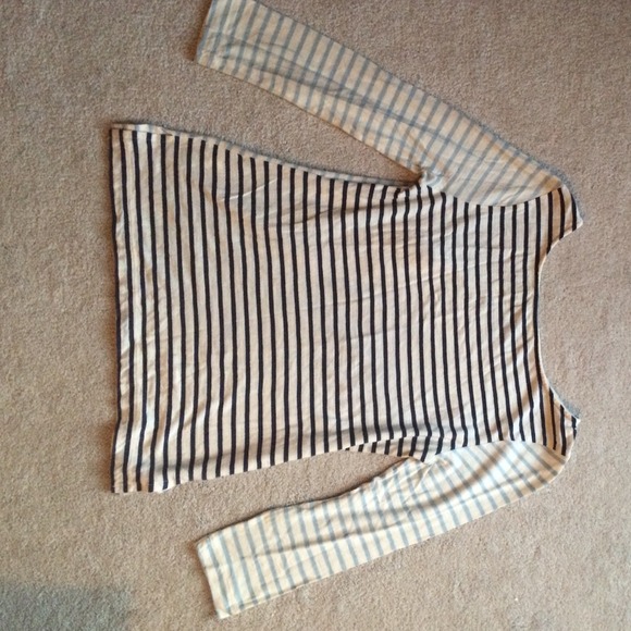 Light blue/dark navy striped shirt - Picture 3 of 4