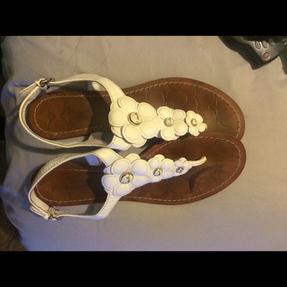 Authentic coach sandals