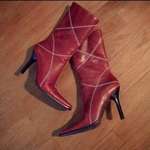 BP by Nordstrom Sundance-Lea Red Boots  size 7M