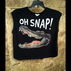 F21 Oh Snap! Alligator Graphic