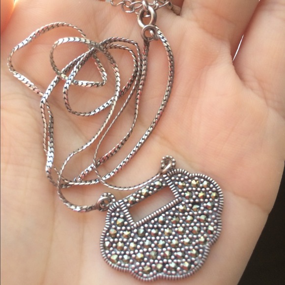 Silver necklace