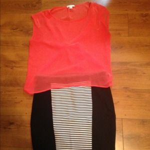 Sheer Twisted Back Top