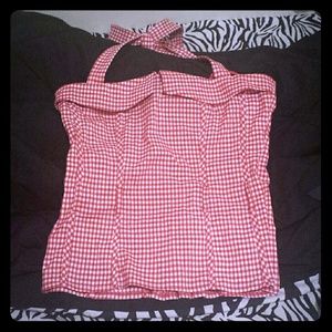 Checkered halter top!