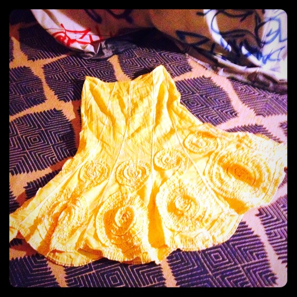 Long Yellow Skirt